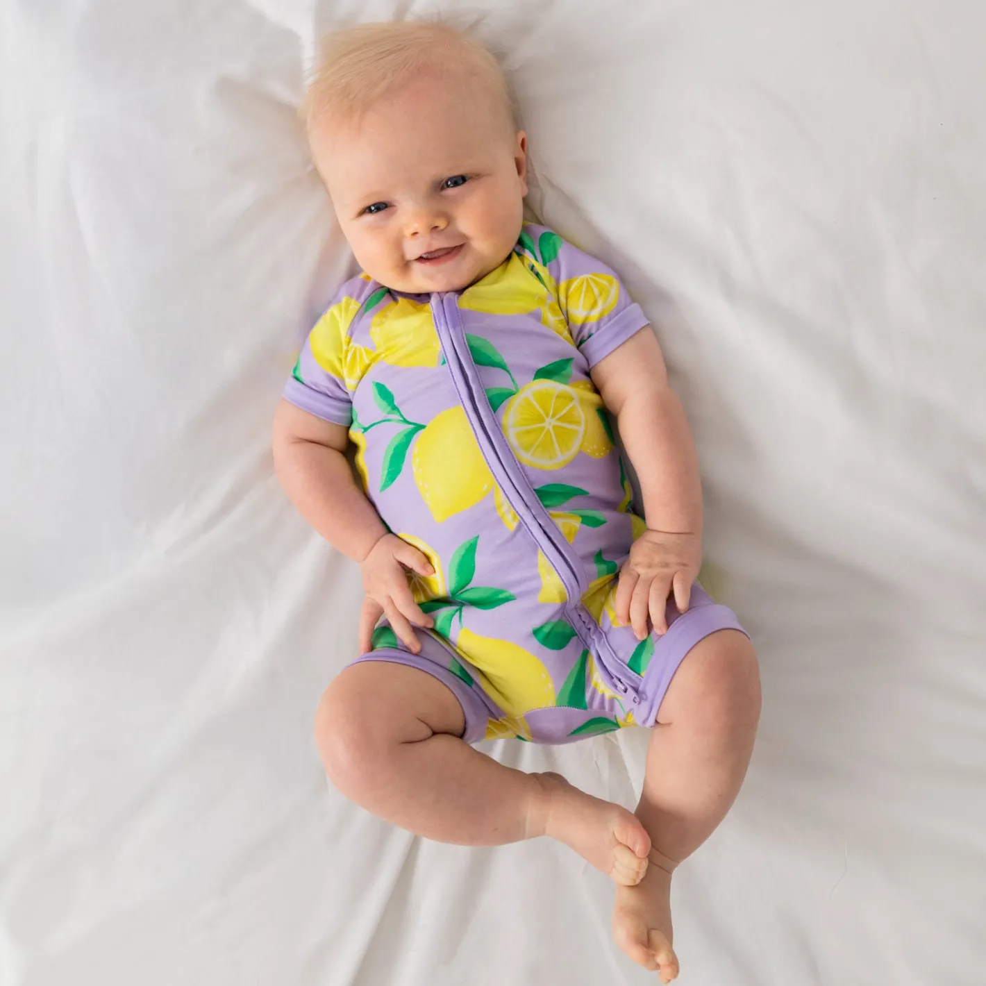 Zippies|Sibling Matching<Little Sleepies Shorty Zippy Sunny Citrus
