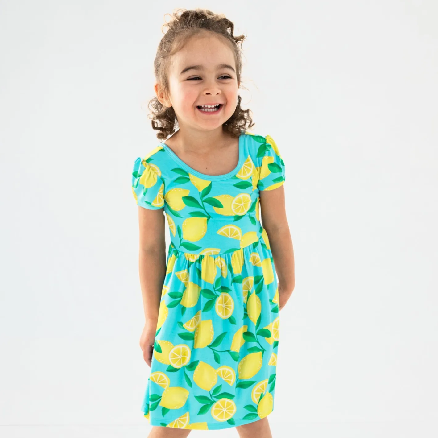Dresses|Dresses<Little Sleepies Skater Dress Sunny Citrus
