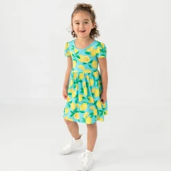 Dresses|Dresses<Little Sleepies Skater Dress Sunny Citrus