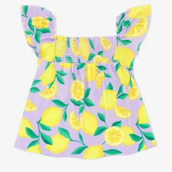 Tops & Tees|Tops & Tees<Little Sleepies Smocked Flutter Top Sunny Citrus