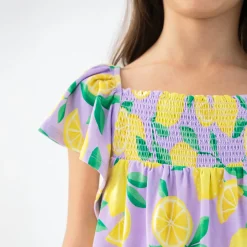 Tops & Tees|Tops & Tees<Little Sleepies Smocked Flutter Top Sunny Citrus
