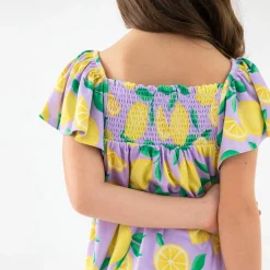 Tops & Tees|Tops & Tees<Little Sleepies Smocked Flutter Top Sunny Citrus