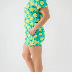 Mommy & Me|Mommy & Me<Little Sleepies Women's Pajama Shorts Sunny Citrus