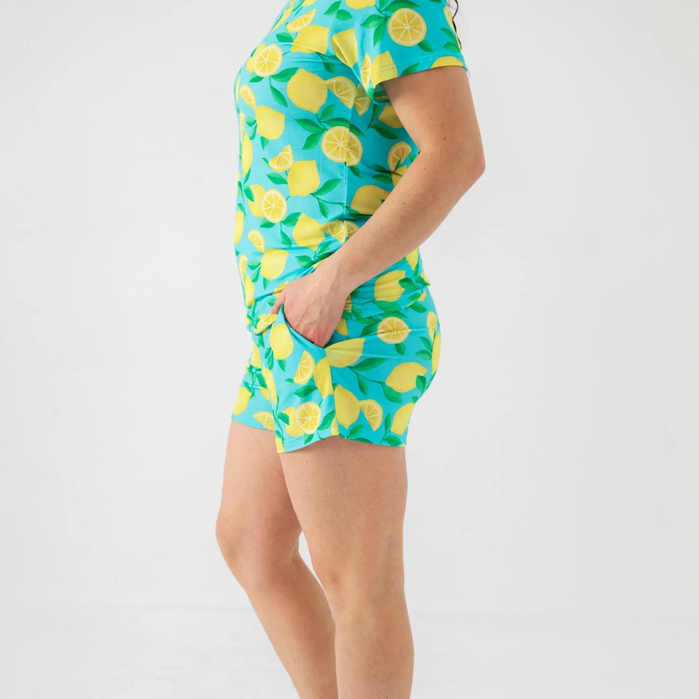 Mommy & Me|Mommy & Me<Little Sleepies Women's Pajama Shorts Sunny Citrus