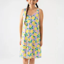 Mommy & Me|Mommy & Me<Little Sleepies Women's Sleeveless Nightgown Sunny Citrus