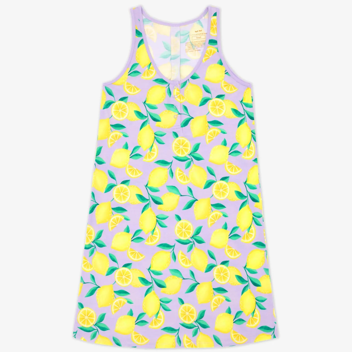 Mommy & Me|Mommy & Me<Little Sleepies Women's Sleeveless Nightgown Sunny Citrus