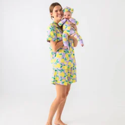 Mommy & Me|Mommy & Me<Little Sleepies Women's Pajama Set Sunny Citrus