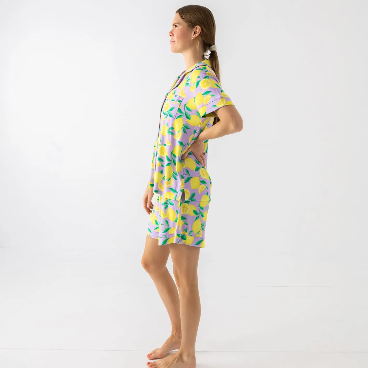 Mommy & Me|Mommy & Me<Little Sleepies Women's Pajama Set Sunny Citrus