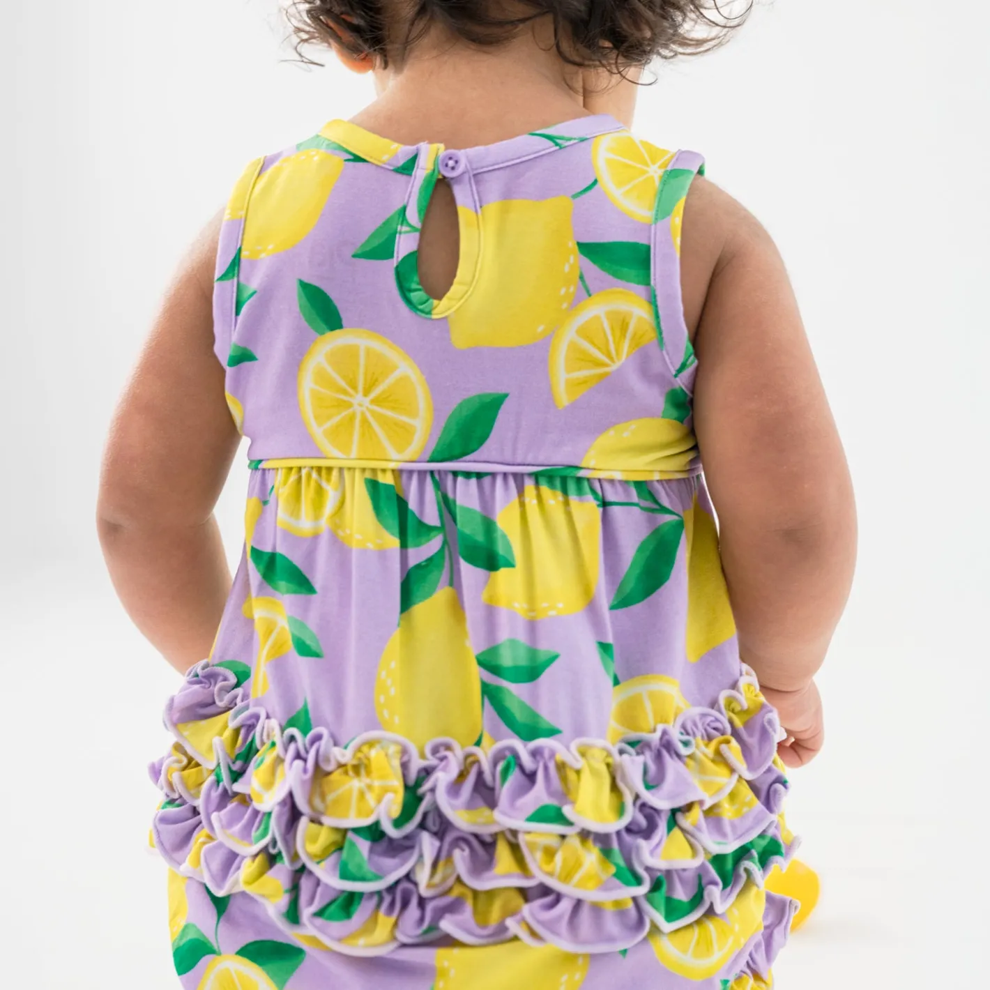 Bamboo Baby Clothes|Rompers<Little Sleepies Bubble Romper Sunny Citrus