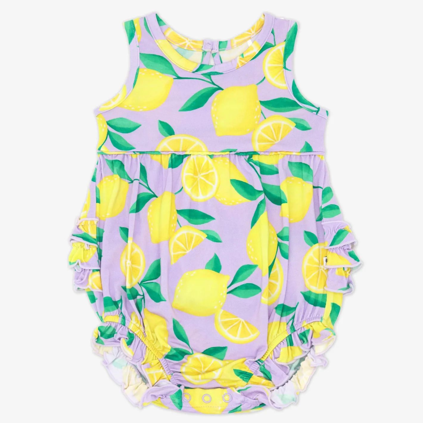 Bamboo Baby Clothes|Rompers<Little Sleepies Bubble Romper Sunny Citrus