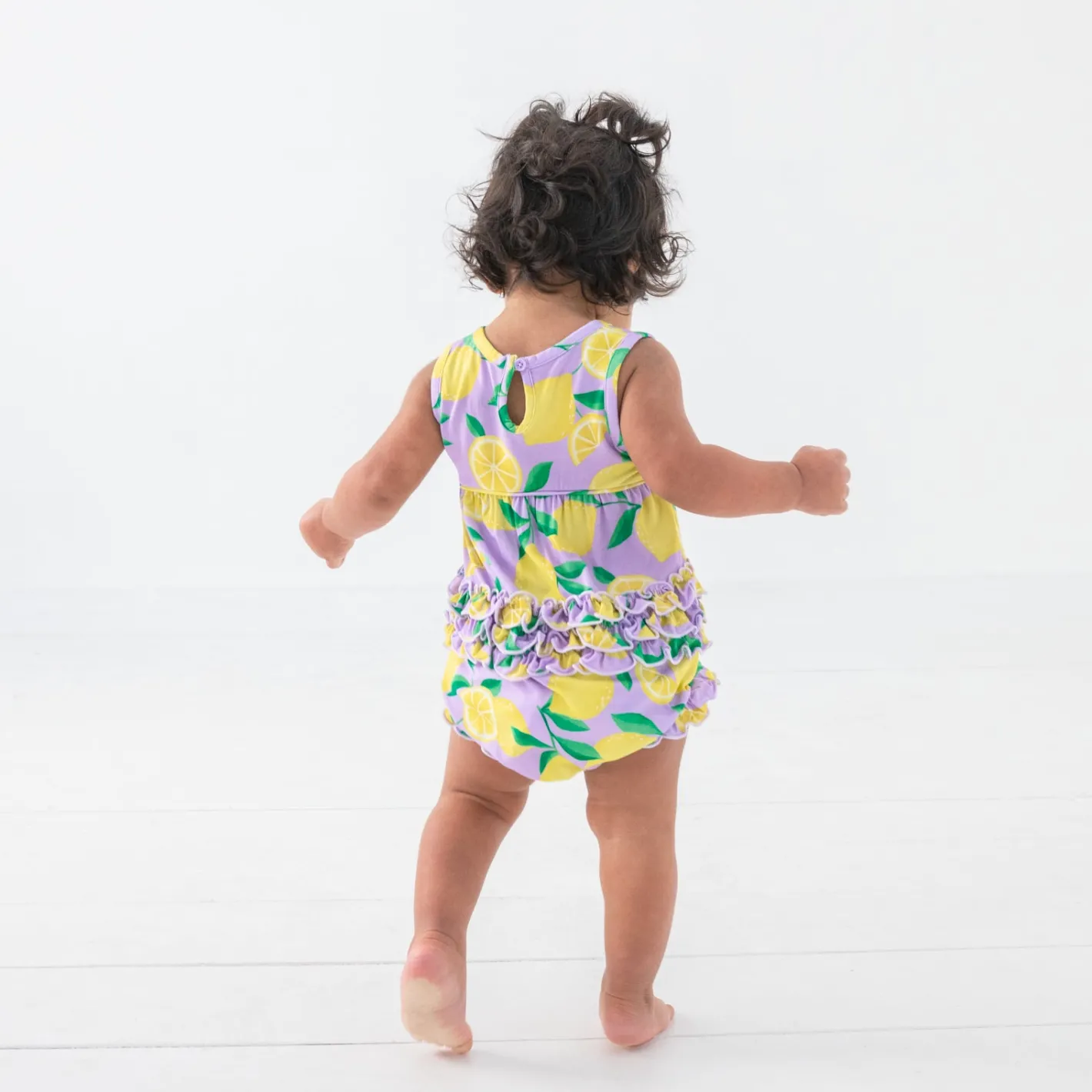 Bamboo Baby Clothes|Rompers<Little Sleepies Bubble Romper Sunny Citrus