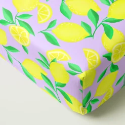Sheets<Little Sleepies Fitted Crib Sheet Sunny Citrus
