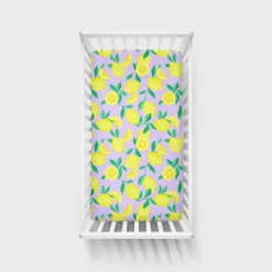 Sheets<Little Sleepies Fitted Crib Sheet Sunny Citrus