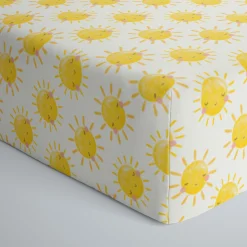 Sheets<Little Sleepies Fitted Crib Sheet Sunshine