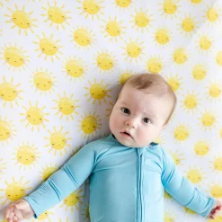 Sheets<Little Sleepies Fitted Crib Sheet Sunshine