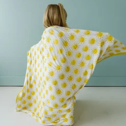Cloud Blankets|Cloud Blankets<Little Sleepies Large Cloud Blanket® Sunshine
