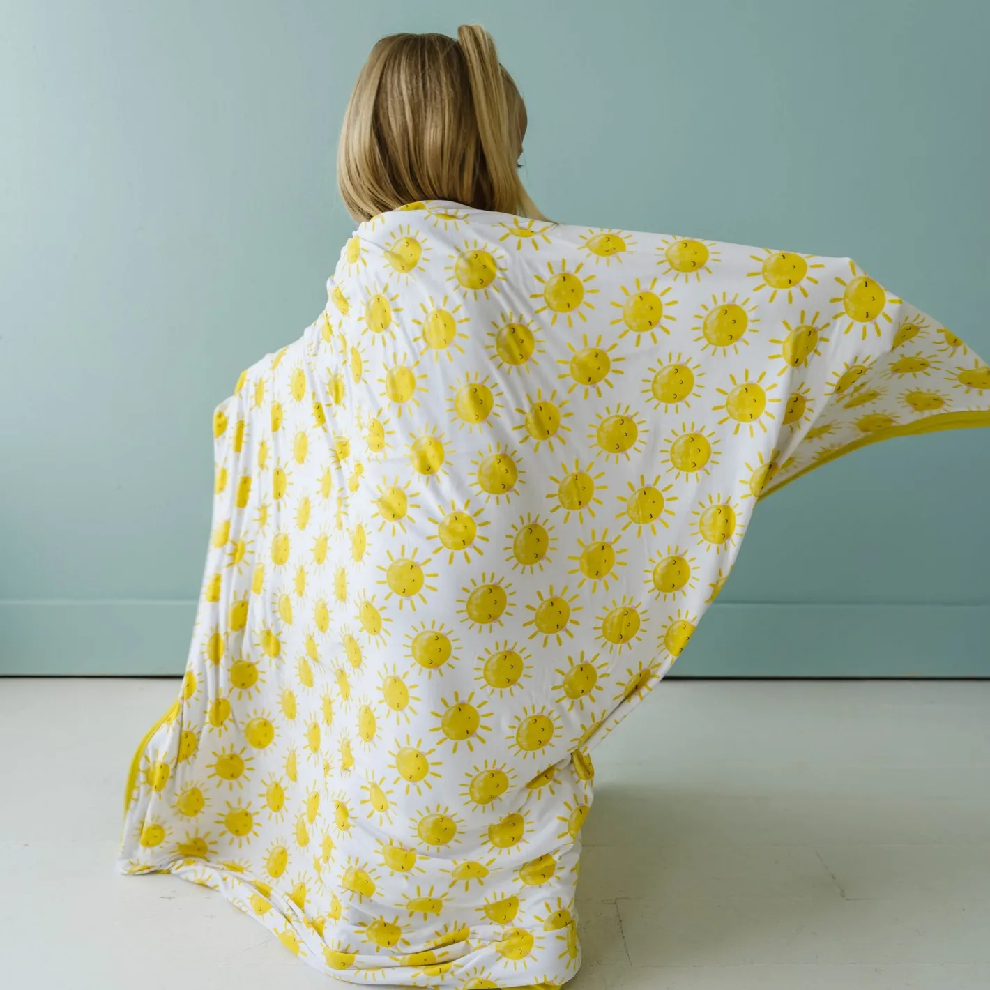 Cloud Blankets|Cloud Blankets<Little Sleepies Large Cloud Blanket® Sunshine