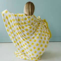 Cloud Blankets|Cloud Blankets<Little Sleepies Large Cloud Blanket® Sunshine