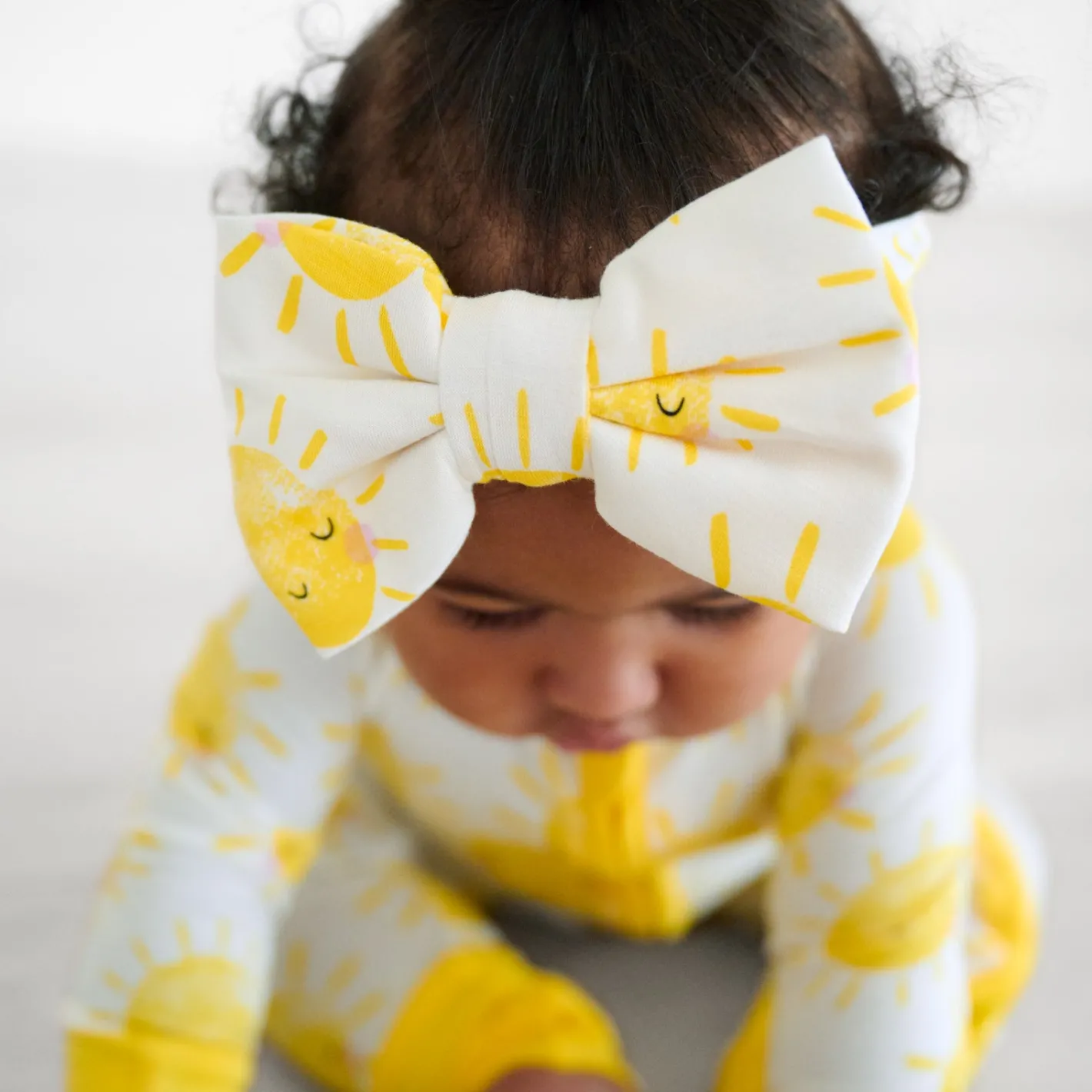 Hats & Headbands<Little Sleepies Luxe Bow Headband Sunshine