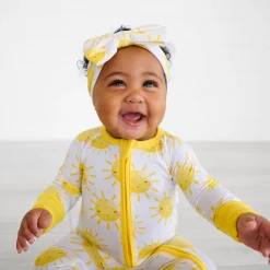 Hats & Headbands<Little Sleepies Luxe Bow Headband Sunshine