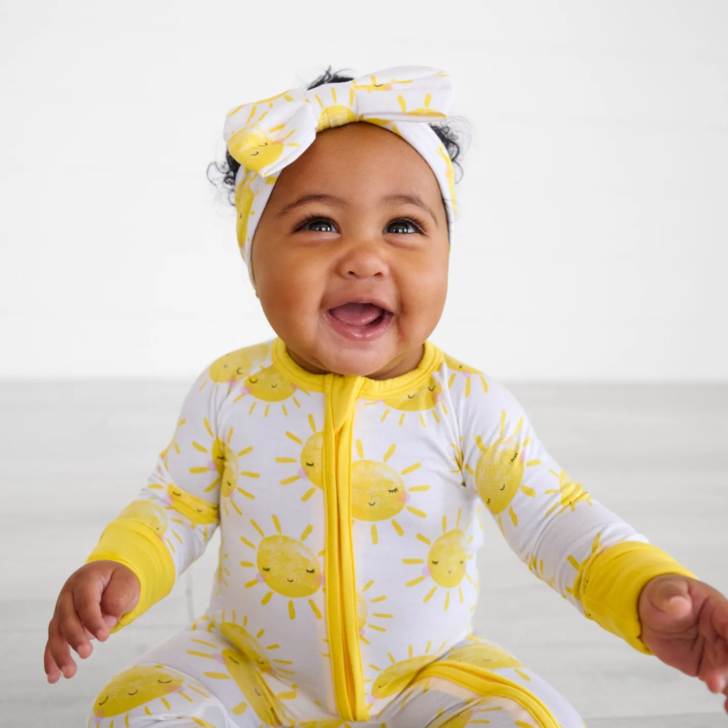 Hats & Headbands<Little Sleepies Luxe Bow Headband Sunshine