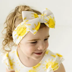Hats & Headbands<Little Sleepies Luxe Bow Headband Sunshine