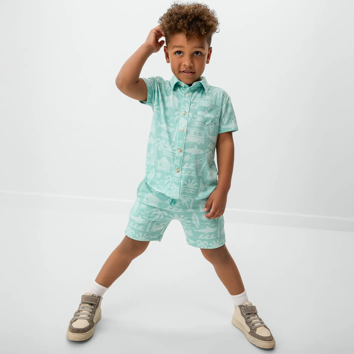 Shorts|Shorts<Little Sleepies Drawstring Shorts Surf Shack
