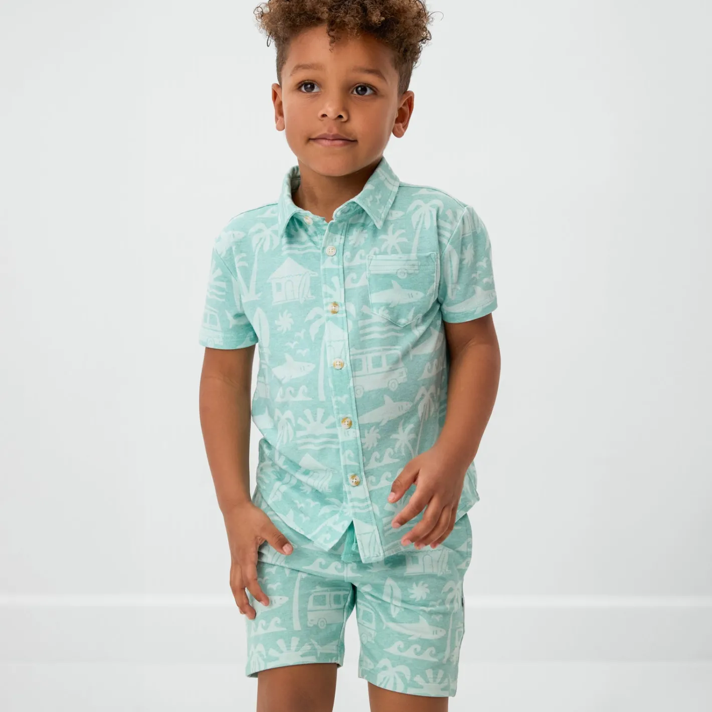 Shorts|Shorts<Little Sleepies Drawstring Shorts Surf Shack