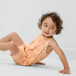 Bamboo Baby Clothes|Rompers<Little Sleepies Henley Romper Surf Shack