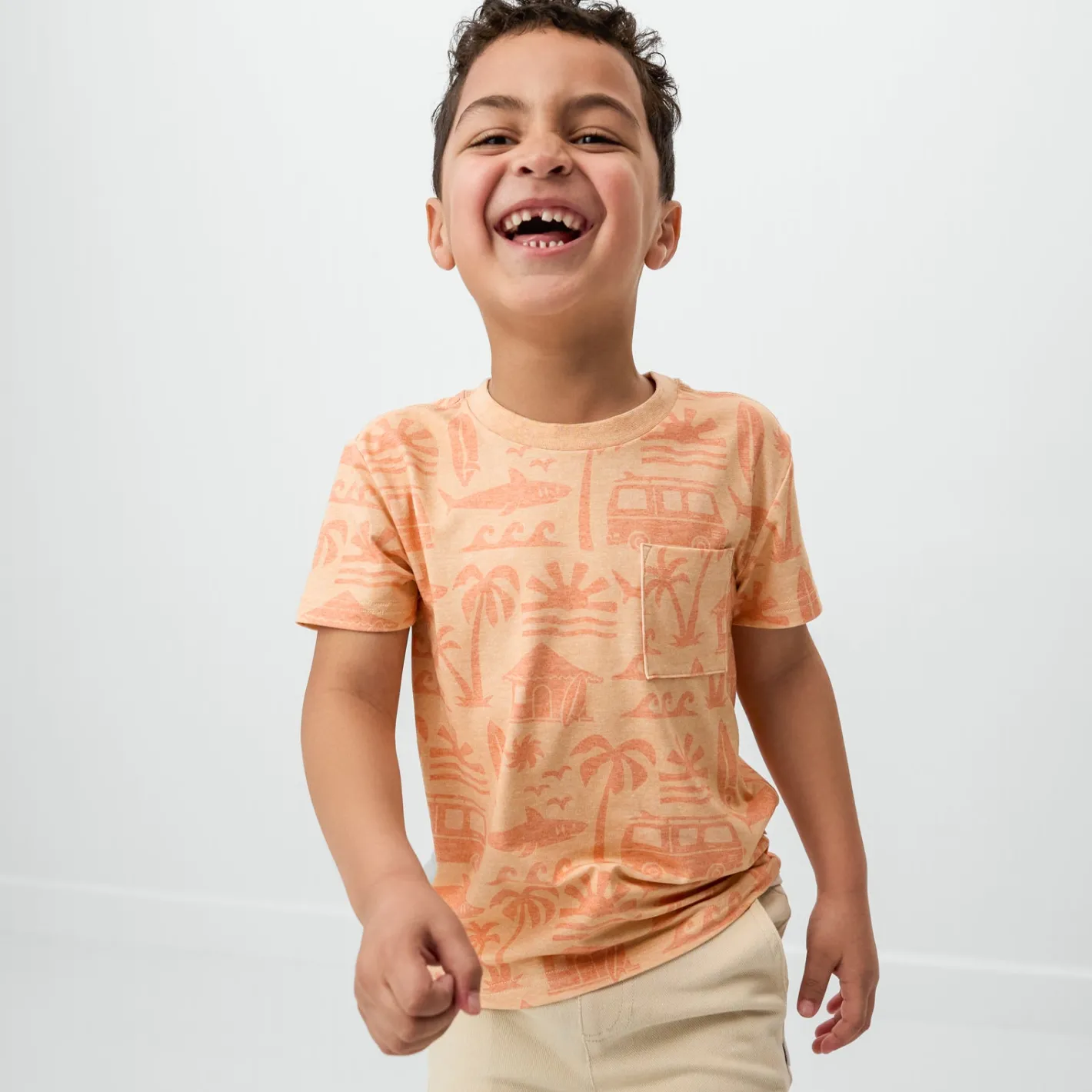 Tops & Tees|Tops & Tees<Little Sleepies Relaxed Pocket Tee Surf Shack