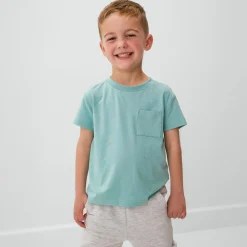 Tops & Tees|Tops & Tees<Little Sleepies Relaxed Pocket Tee Surfer Blue