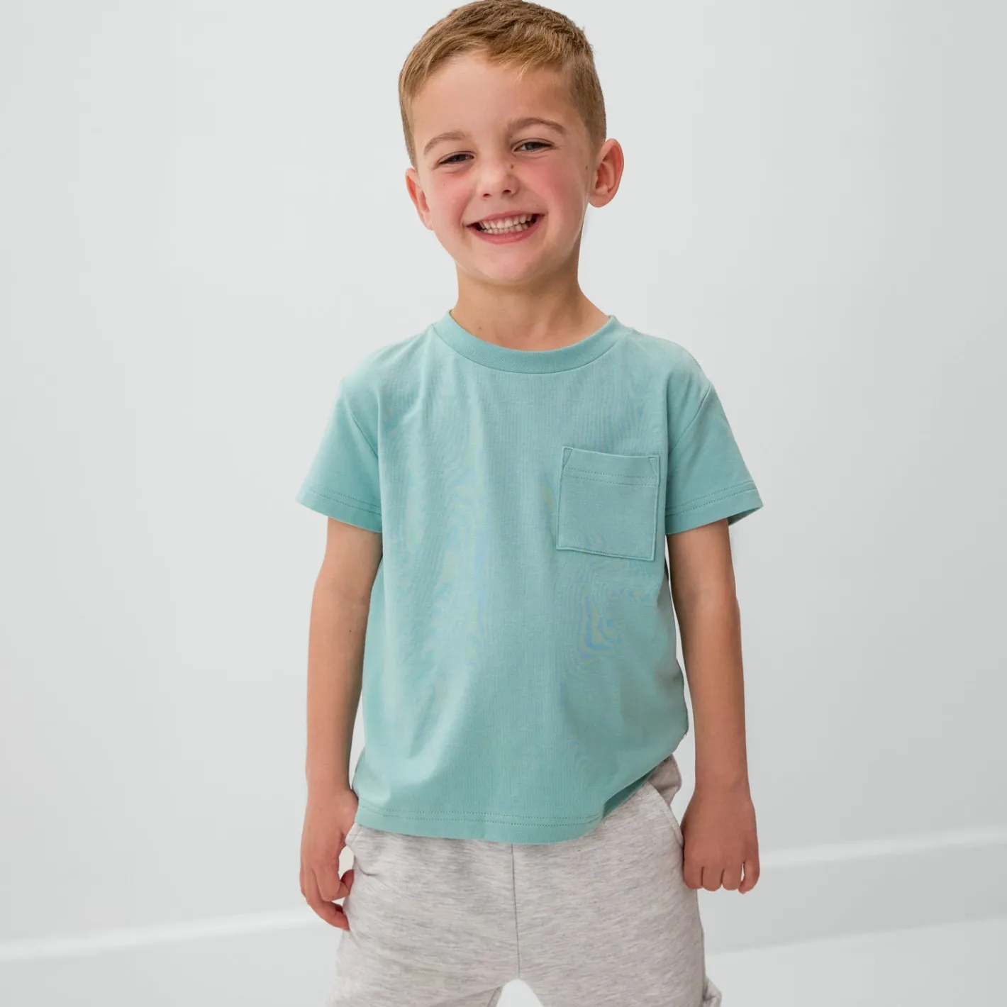 Tops & Tees|Tops & Tees<Little Sleepies Relaxed Pocket Tee Surfer Blue