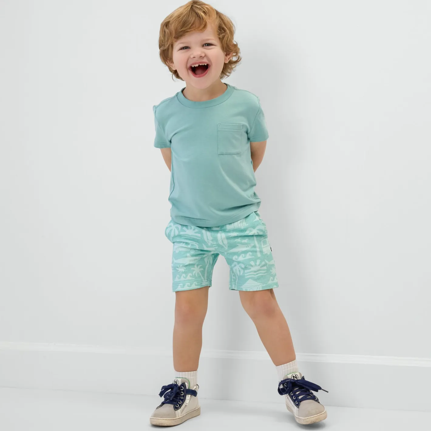 Tops & Tees|Tops & Tees<Little Sleepies Relaxed Pocket Tee Surfer Blue