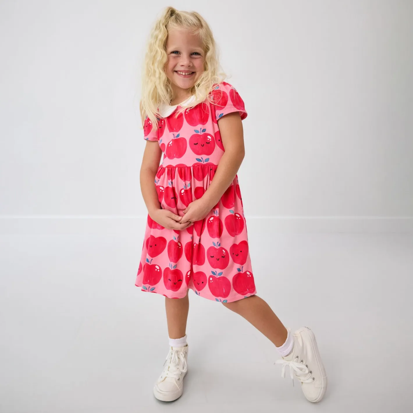 Dresses|Dresses<Little Sleepies Collar Skater Dress Sweet Orchard
