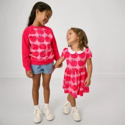 Bamboo Baby Clothes|Dresses<Little Sleepies Collar Skater Dress with Bloomer Sweet Orchard