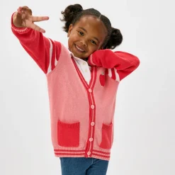 Sweaters & Hoodies|Sweaters & Hoodies<Little Sleepies Varsity Cardigan Sweet Orchard