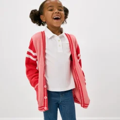 Sweaters & Hoodies|Sweaters & Hoodies<Little Sleepies Varsity Cardigan Sweet Orchard