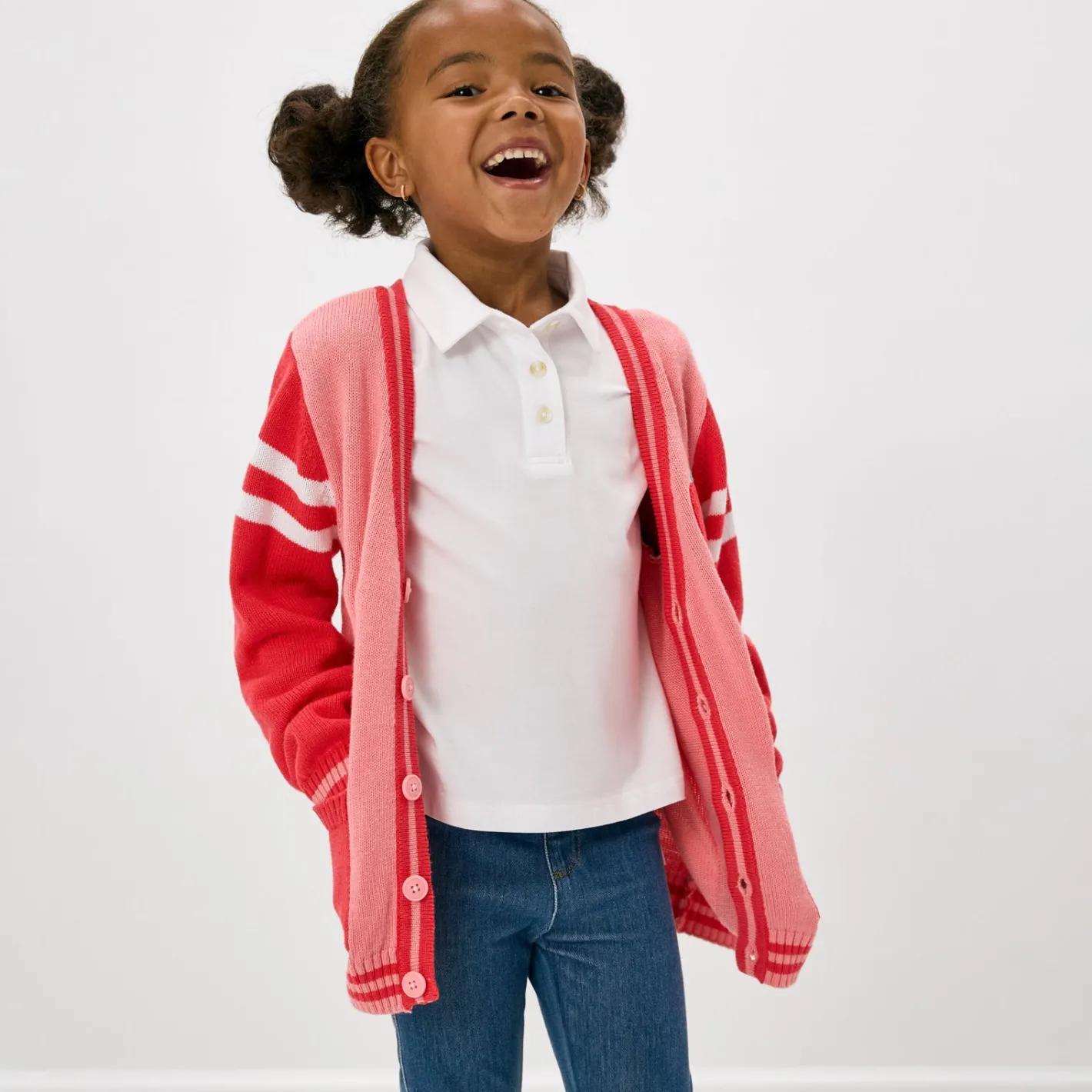 Sweaters & Hoodies|Sweaters & Hoodies<Little Sleepies Varsity Cardigan Sweet Orchard