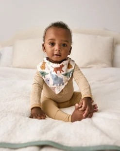 The Newborn Shop|The Newborn Shop<Little Sleepies Bandana Bib Sweet Safari