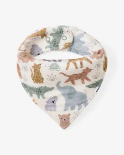 The Newborn Shop|The Newborn Shop<Little Sleepies Bandana Bib Sweet Safari
