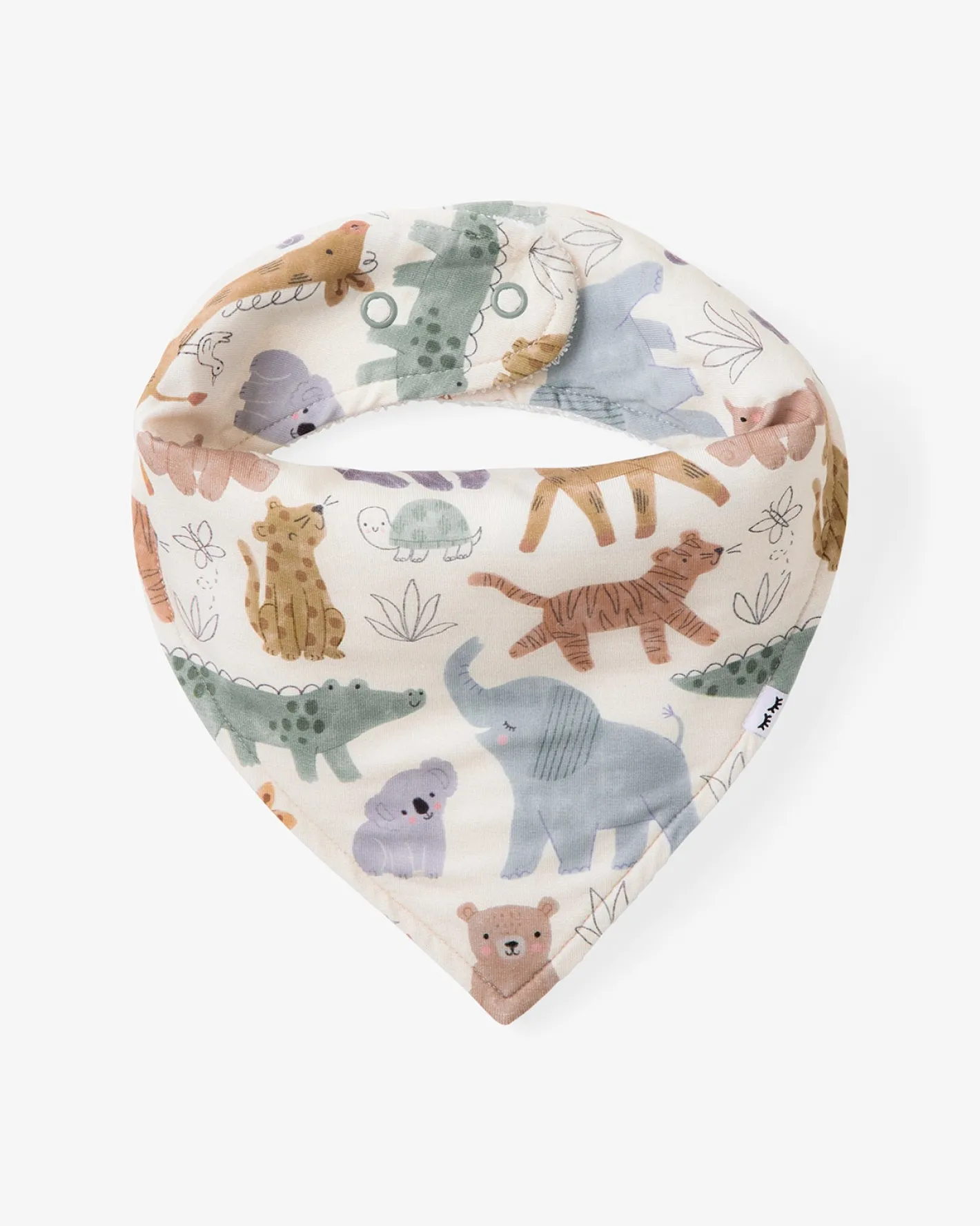 The Newborn Shop|The Newborn Shop<Little Sleepies Bandana Bib Sweet Safari