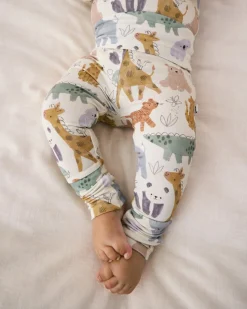The Newborn Shop|The Newborn Shop<Little Sleepies Fold-Over Legging Sweet Safari