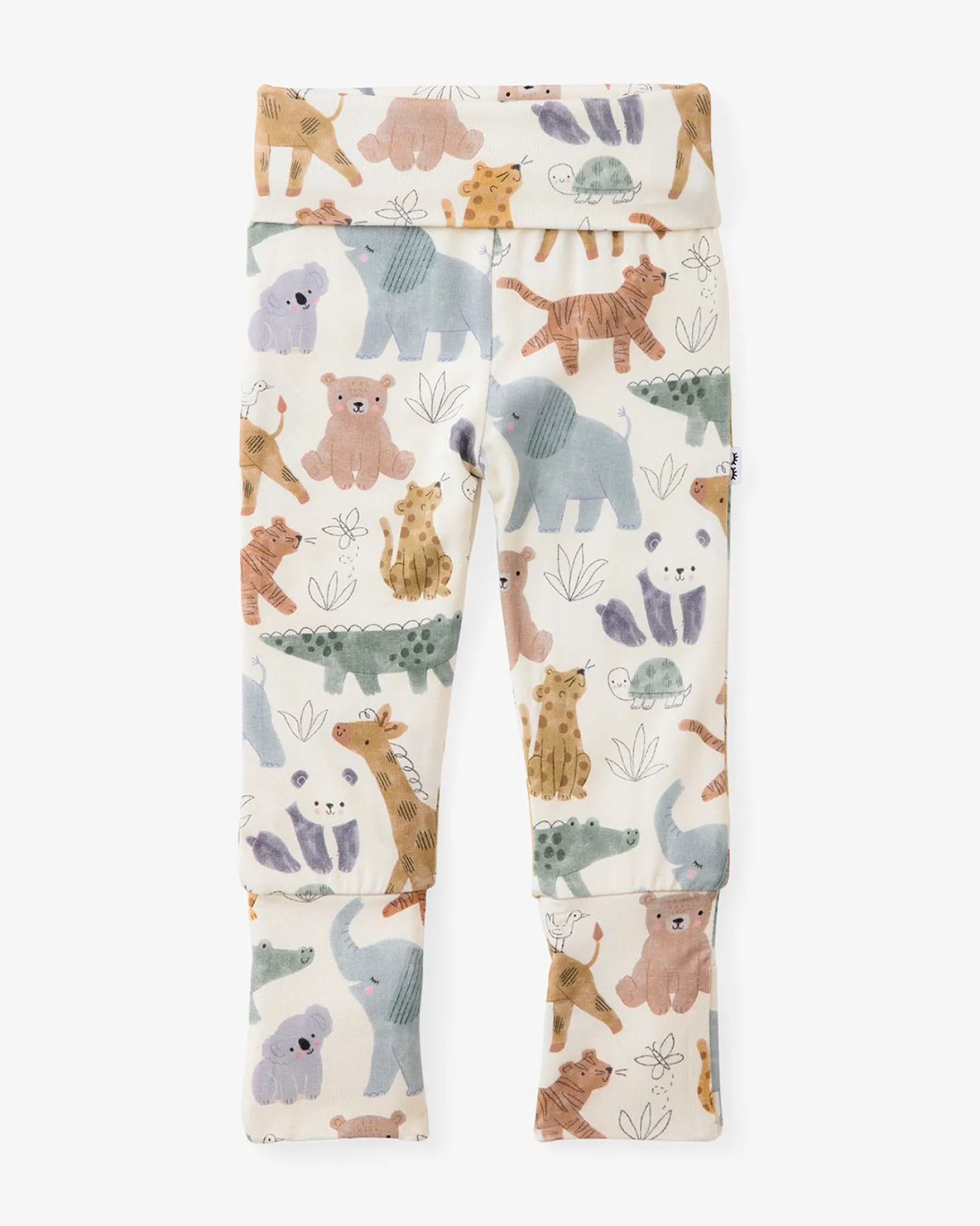 The Newborn Shop|The Newborn Shop<Little Sleepies Fold-Over Legging Sweet Safari