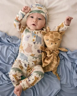 The Newborn Shop|The Newborn Shop<Little Sleepies Fold-Over Legging Sweet Safari