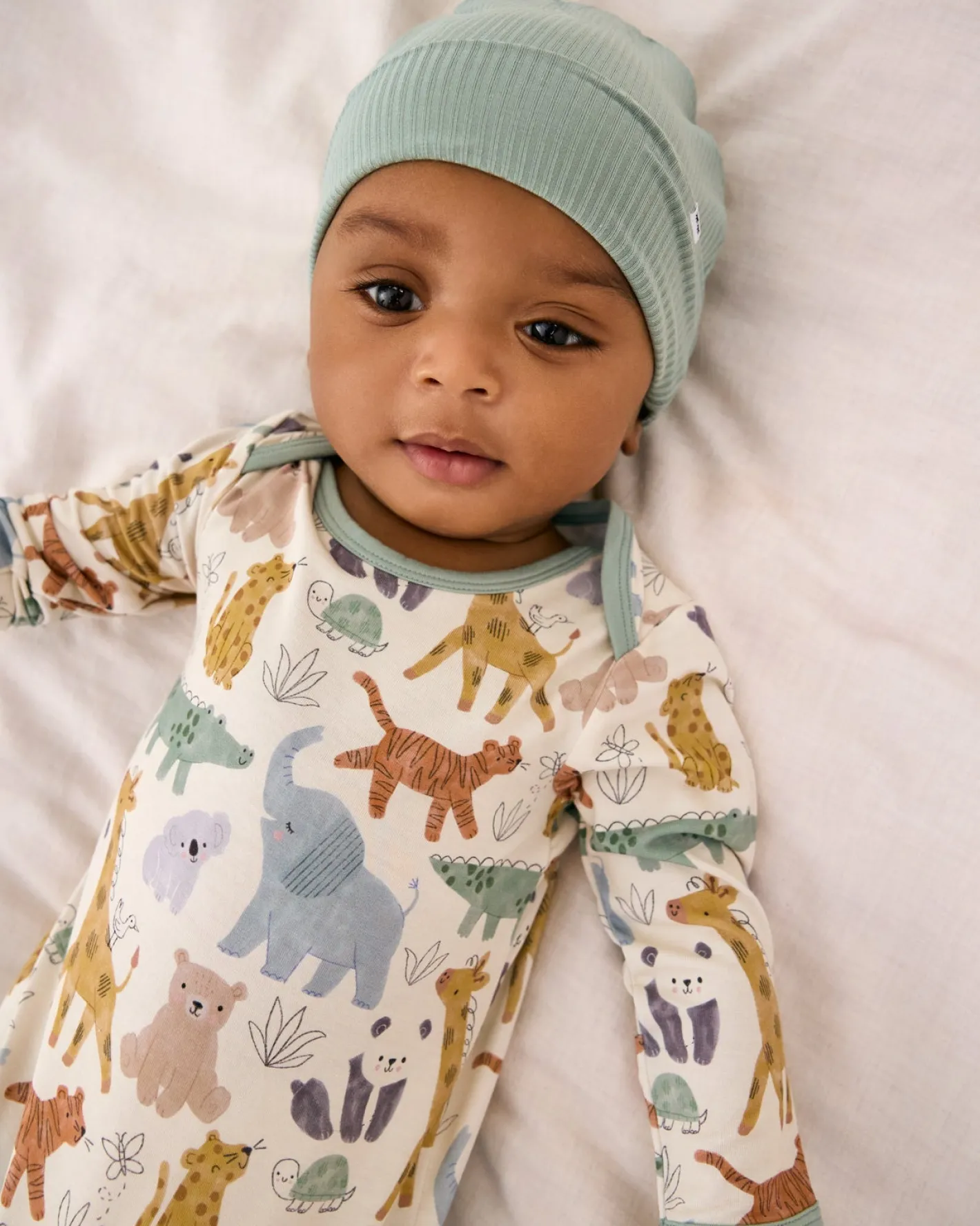 The Newborn Shop|The Newborn Shop<Little Sleepies Infant Gown Sweet Safari