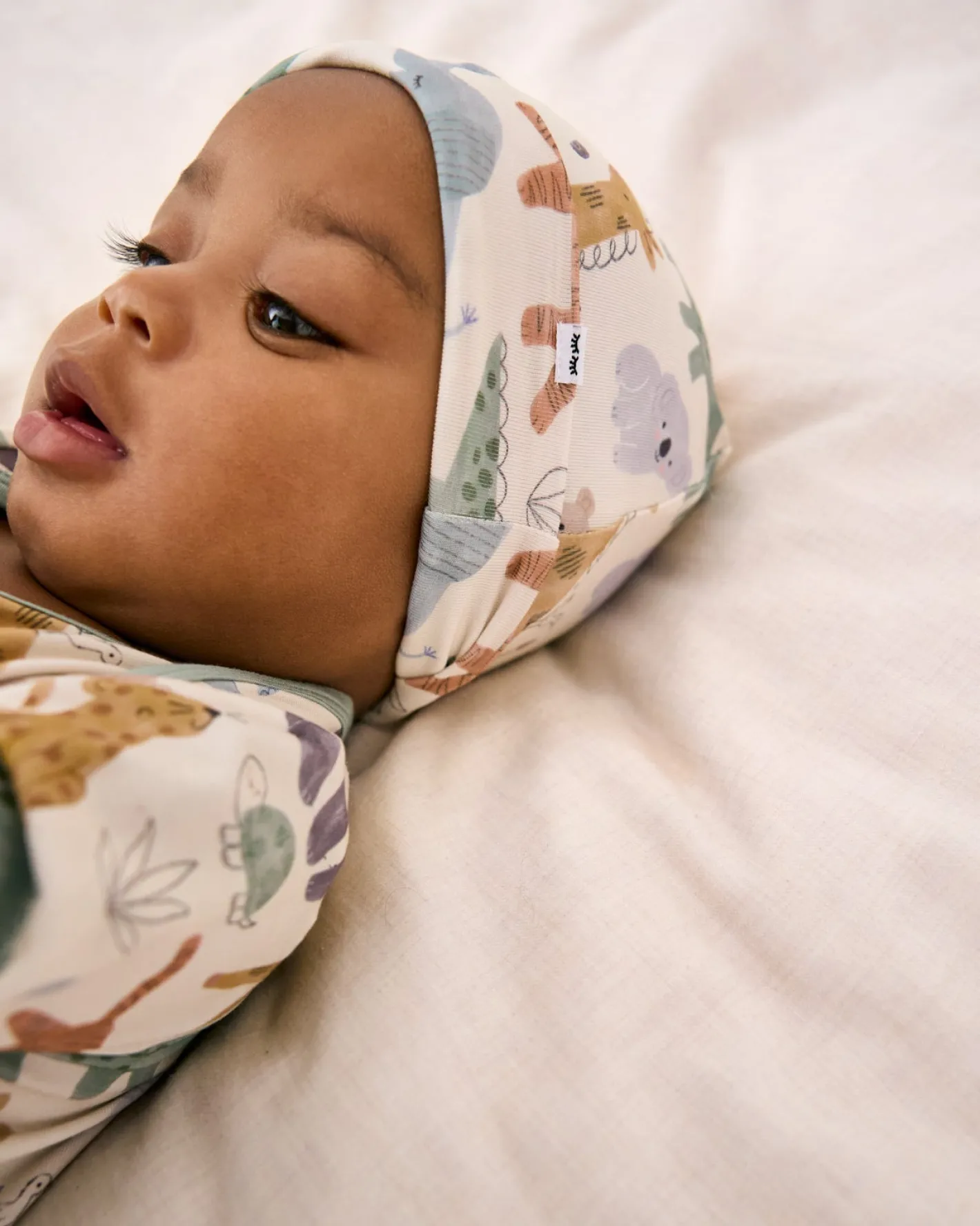 The Newborn Shop|The Newborn Shop<Little Sleepies Infant Beanie Sweet Safari