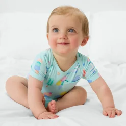 Bamboo Baby Clothes|Bodysuits<Little Sleepies Pocket Bodysuit Sweet Scoops