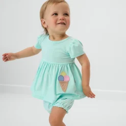 Tops & Tees|Tops & Tees<Little Sleepies Empire Tunic Top with Bloomer Sweet Scoops