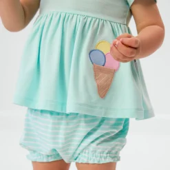 Tops & Tees|Tops & Tees<Little Sleepies Empire Tunic Top with Bloomer Sweet Scoops