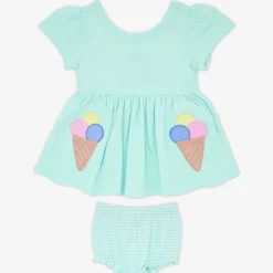 Tops & Tees|Tops & Tees<Little Sleepies Empire Tunic Top with Bloomer Sweet Scoops